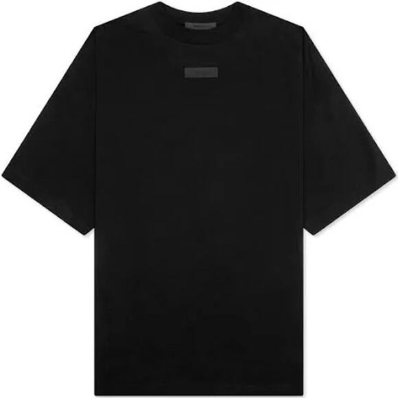 Fear Of God Essentials S/S tee black sz S - Picture 1 of 10